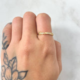 Anillo Dios 1.5gr / T5 3/4 / Oro Amarillo 18K ©