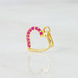 Dije Silueta Corazón 0.35gr / 1.3cm / Oro Amarillo 18K