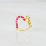 Dije Silueta Corazón 0.35gr / 1.3cm / Oro Amarillo 18K