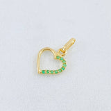 Dije Silueta Corazón 0.3gr / 1.3cm / Oro Amarillo 18K