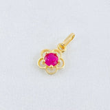 Dije Flor  0.4gr / 1.4cm / Oro Amarillo 18K