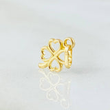 Dije Trebol Silueta 0.35gr / 1.5cm / Oro Amarillo 18K