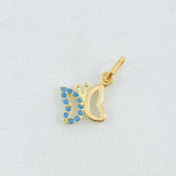 Dije Silueta Mariposa 0.5gr / 1.6cm / Oro Amarillo 18K