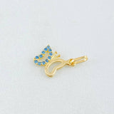 Dije Silueta Mariposa 0.5gr / 1.6cm / Oro Amarillo 18K