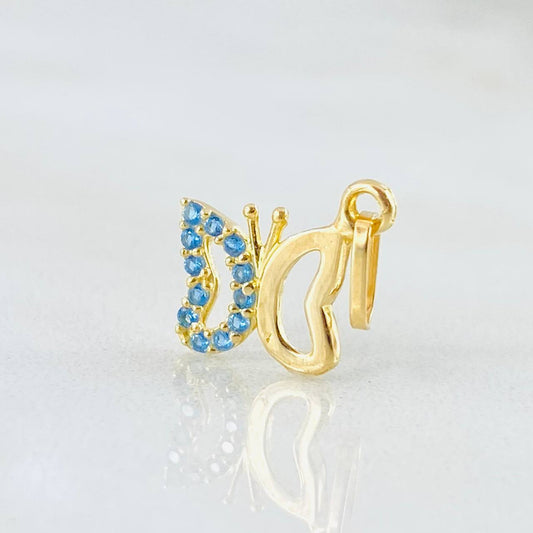 Dije Silueta Mariposa 0.5gr / 1.6cm / Oro Amarillo 18K