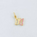 Dije Silueta Mariposa 0.5gr / 1.6cm / Oro Amarillo 18K