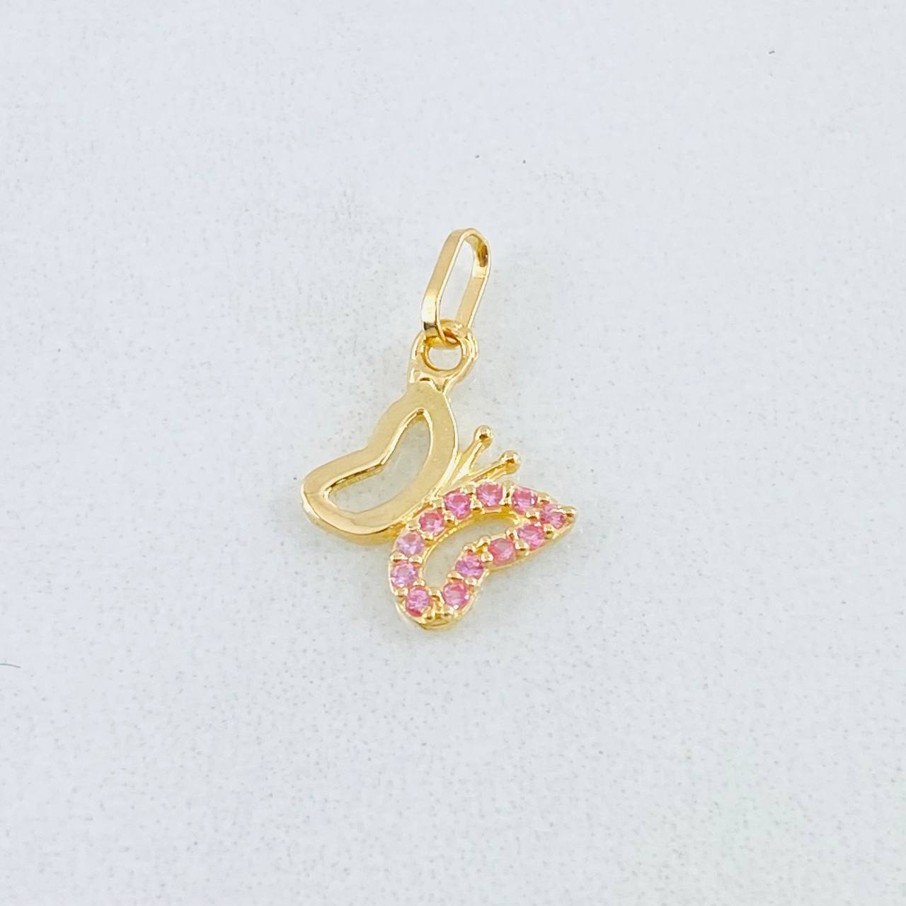 Dije Silueta Mariposa 0.5gr / 1.6cm / Oro Amarillo 18K