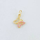 Dije Silueta Mariposa 0.5gr / 1.6cm / Oro Amarillo 18K