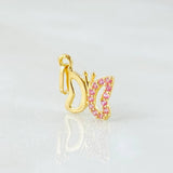 Dije Silueta Mariposa 0.5gr / 1.6cm / Oro Amarillo 18K