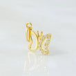 Dije Silueta Mariposa 0.55gr / 1.6cm / Oro Amarillo 18K
