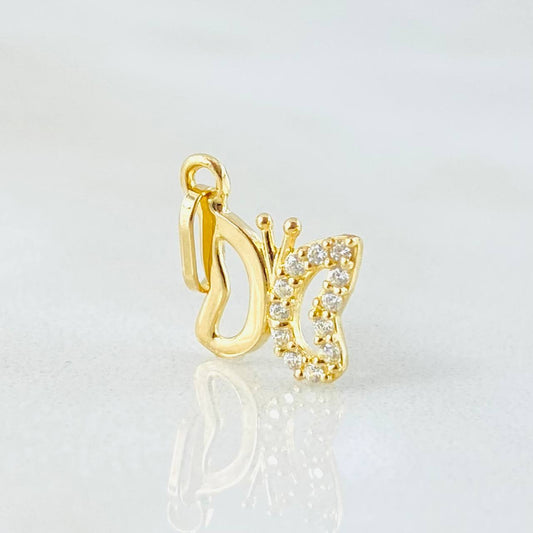 Dije Silueta Mariposa 0.55gr / 1.6cm / Oro Amarillo 18K