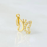Dije Silueta Mariposa 0.55gr / 1.6cm / Oro Amarillo 18K
