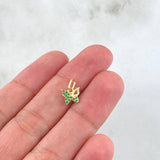 Dije Mariposa 0.4gr / 1cm / Oro Amarillo 18K