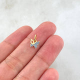 Dije Mariposa 0.4gr / 1cm / Oro Amarillo 18K