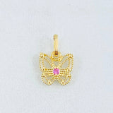 Dije Mariposa Filigrana 0.4gr / 1.1cm / Oro Amarillo 18K