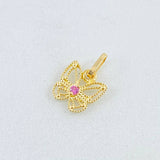 Dije Mariposa Filigrana 0.4gr / 1.1cm / Oro Amarillo 18K