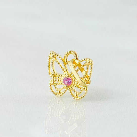 Dije Mariposa Filigrana 0.4gr / 1.1cm / Oro Amarillo 18K