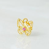 Dije Mariposa Filigrana 0.4gr / 1.1cm / Oro Amarillo 18K