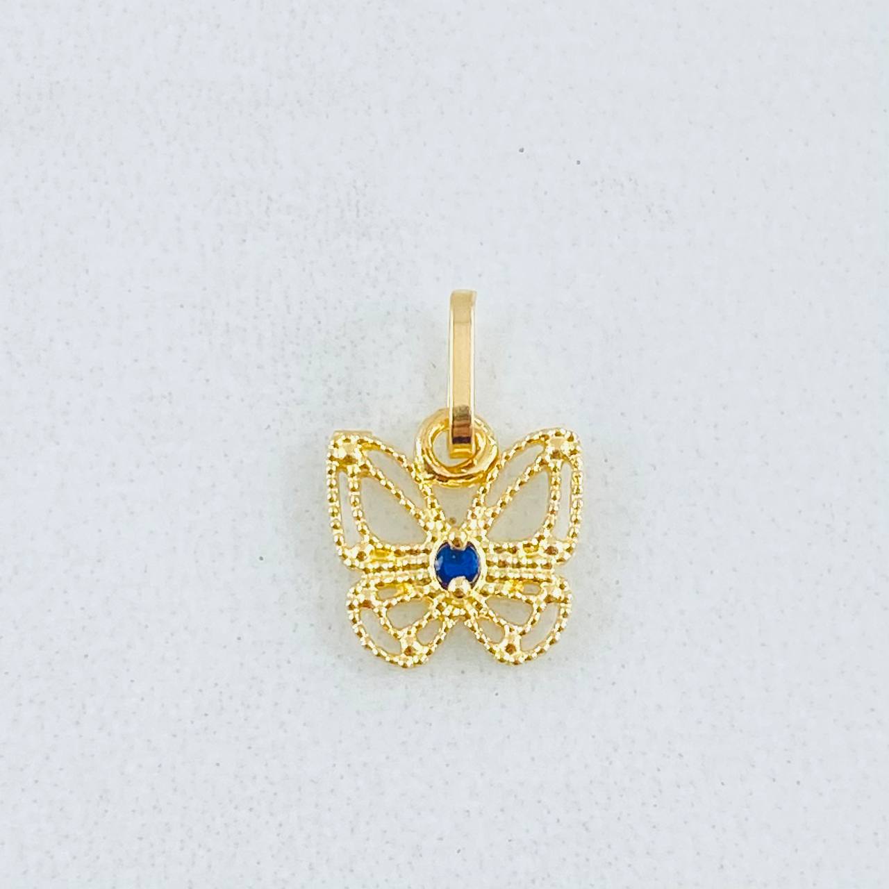Dije Mariposa Filigrana 0.45gr / 1.1cm / Oro Amarillo 18K
