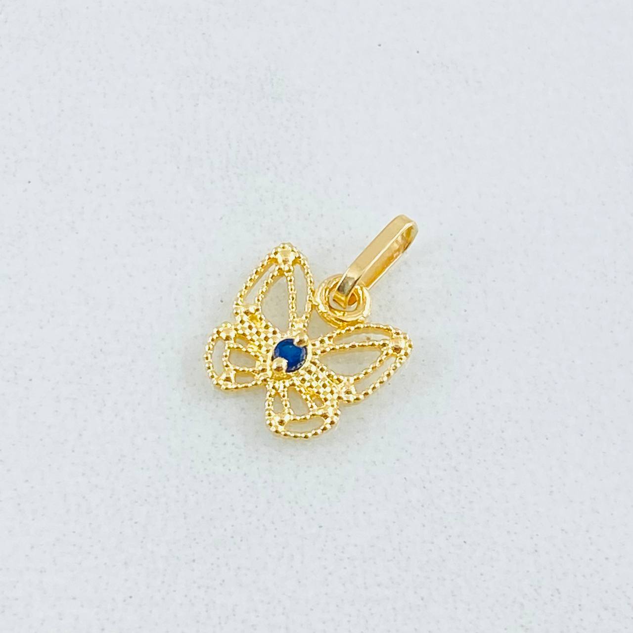Dije Mariposa Filigrana 0.45gr / 1.1cm / Oro Amarillo 18K