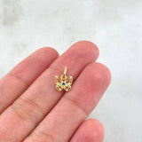 Dije Mariposa Filigrana 0.45gr / 1.1cm / Oro Amarillo 18K