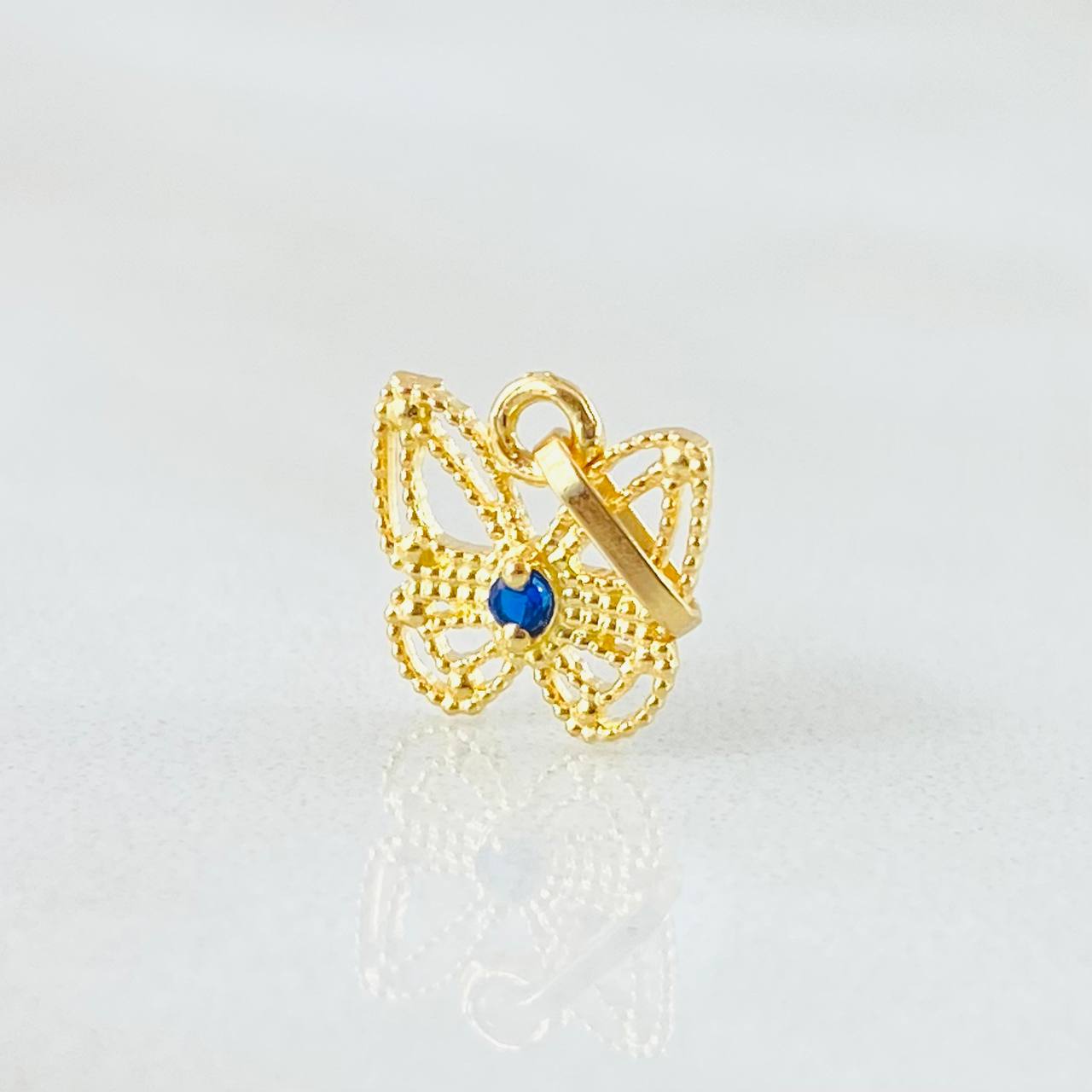 Dije Mariposa Filigrana 0.45gr / 1.1cm / Oro Amarillo 18K