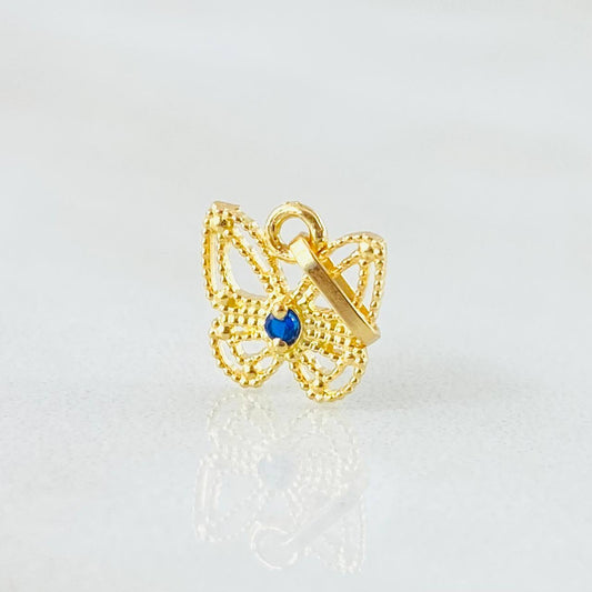 Dije Mariposa Filigrana 0.45gr / 1.1cm / Oro Amarillo 18K