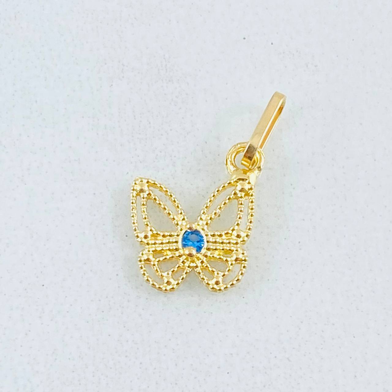 Dije Mariposa Filigrana 0.4gr / 1.1cm / Oro Amarillo 18K