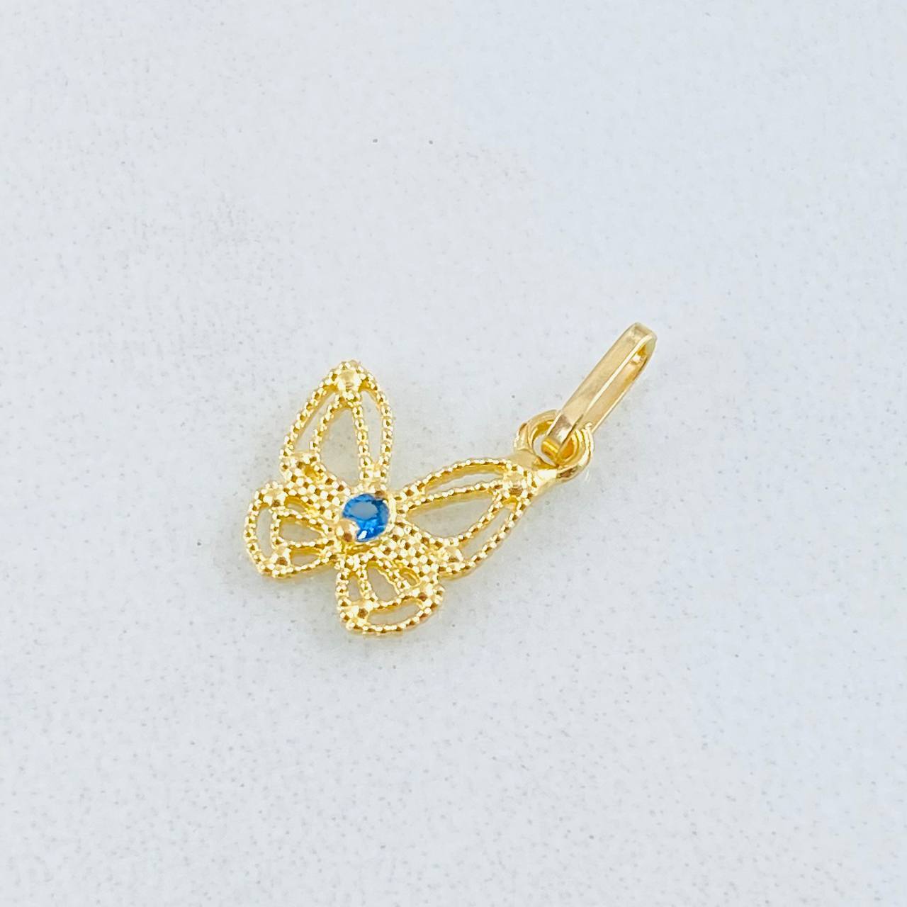 Dije Mariposa Filigrana 0.4gr / 1.1cm / Oro Amarillo 18K