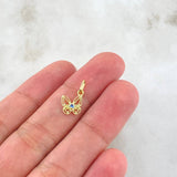 Dije Mariposa Filigrana 0.4gr / 1.1cm / Oro Amarillo 18K