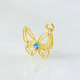 Dije Mariposa Filigrana 0.4gr / 1.1cm / Oro Amarillo 18K