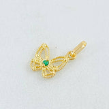 Dije Mariposa Filigrana 0.45gr / 1.1cm / Oro Amarillo 18K
