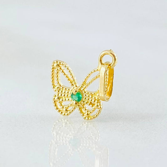 Dije Mariposa Filigrana 0.45gr / 1.1cm / Oro Amarillo 18K