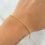 Pulso Roll-On 1.7gr / 20cm / 2mm Oro Amarillo +3 18K ©
