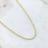 Cadena Roll-On 1.9gr / 45cm / +3 Oro 18K