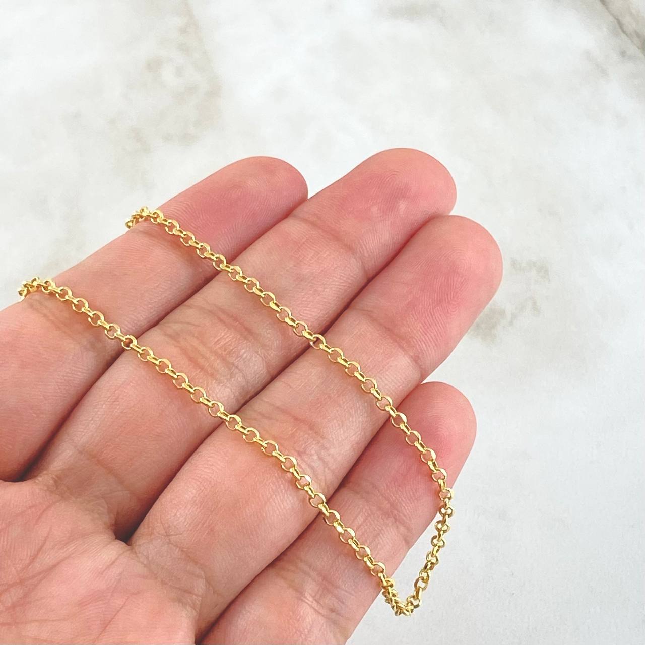 Cadena Roll-On 2.25gr / 50cm / +3 Oro 18K ©