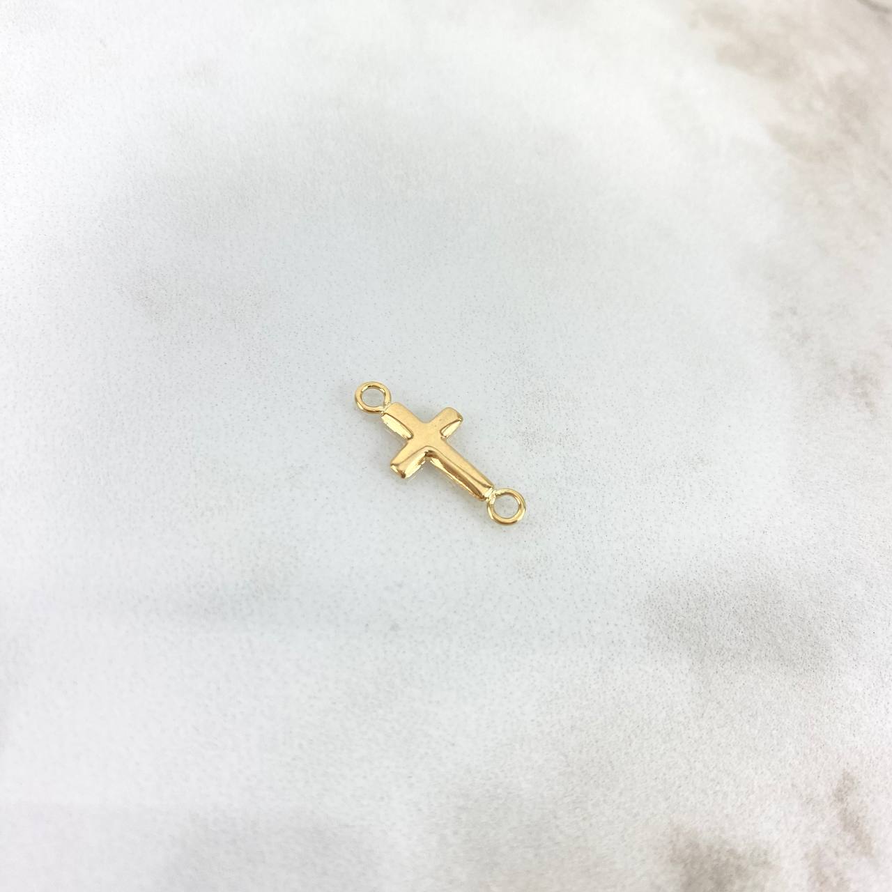 Herraje Cruz 0.35gr / 1.8cm / Oro Amarillo