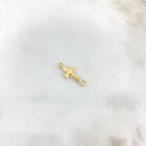 Herraje Cruz 0.35gr / 1.8cm / Oro Amarillo