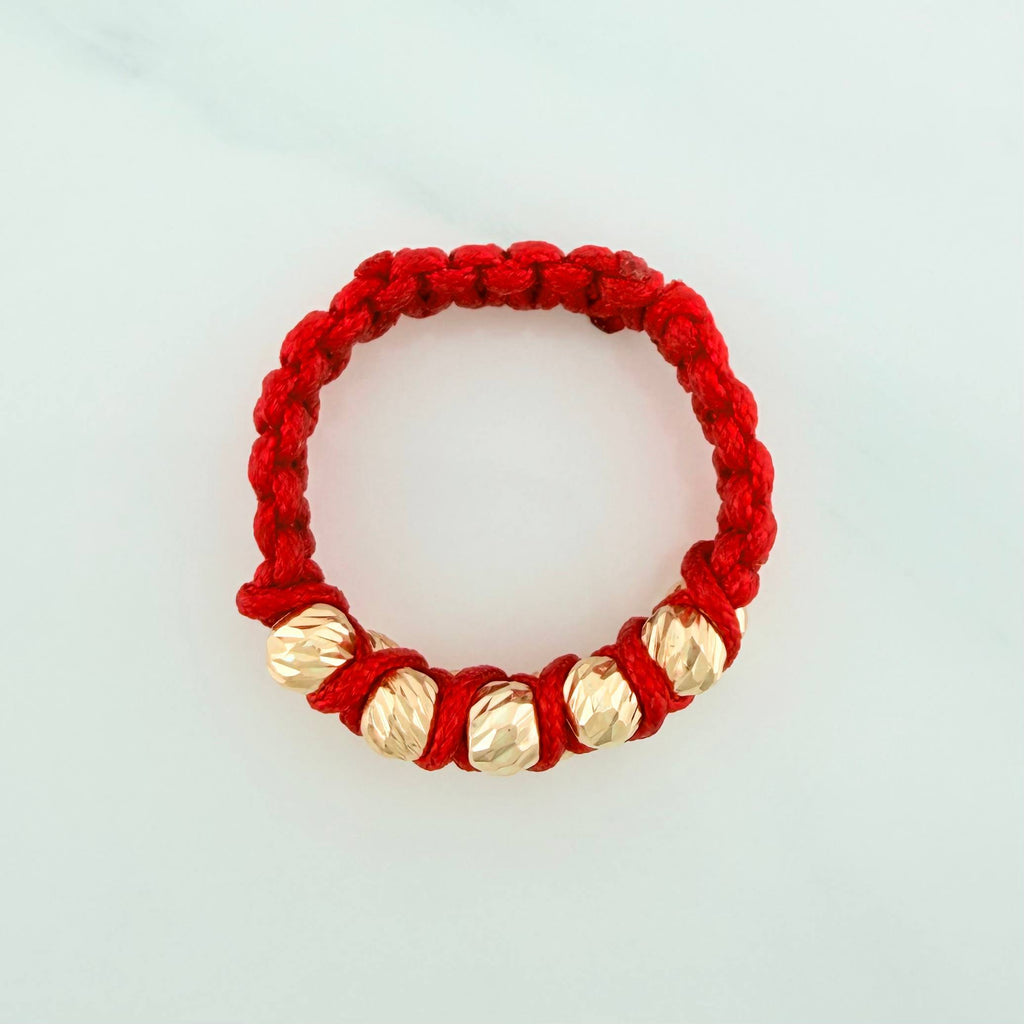 anillo-tejido-rojo-bolas-diamantados-oro-amarillo-18k-unisex