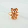 Anillo Oso 3.55 g / T5 1/2 Oro Rosa 18K