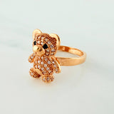 Anillo Oso 3.55 g / T5 1/2 Oro Rosa 18K