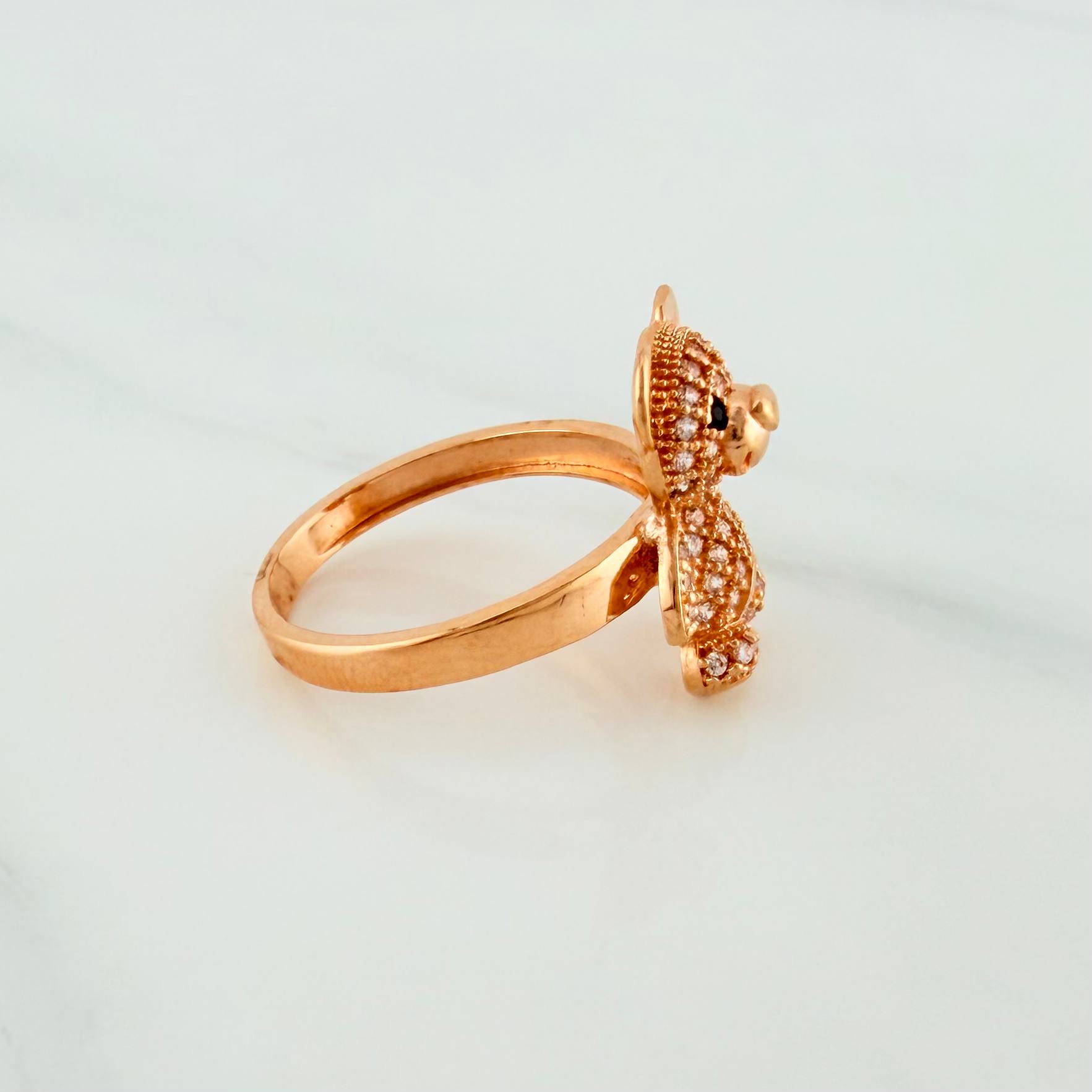 Anillo Oso 3.55 g / T5 1/2 Oro Rosa 18K