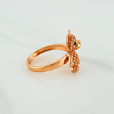 Anillo Oso 3.55 g / T5 1/2 Oro Rosa 18K