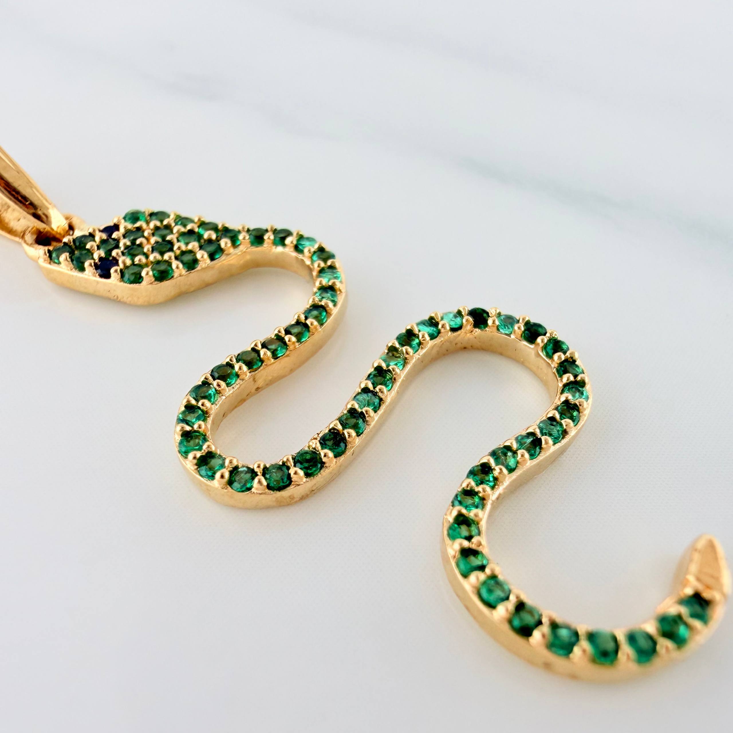 Dije Serpiente 1.85 g / 4 cm Oro Amarillo 18K