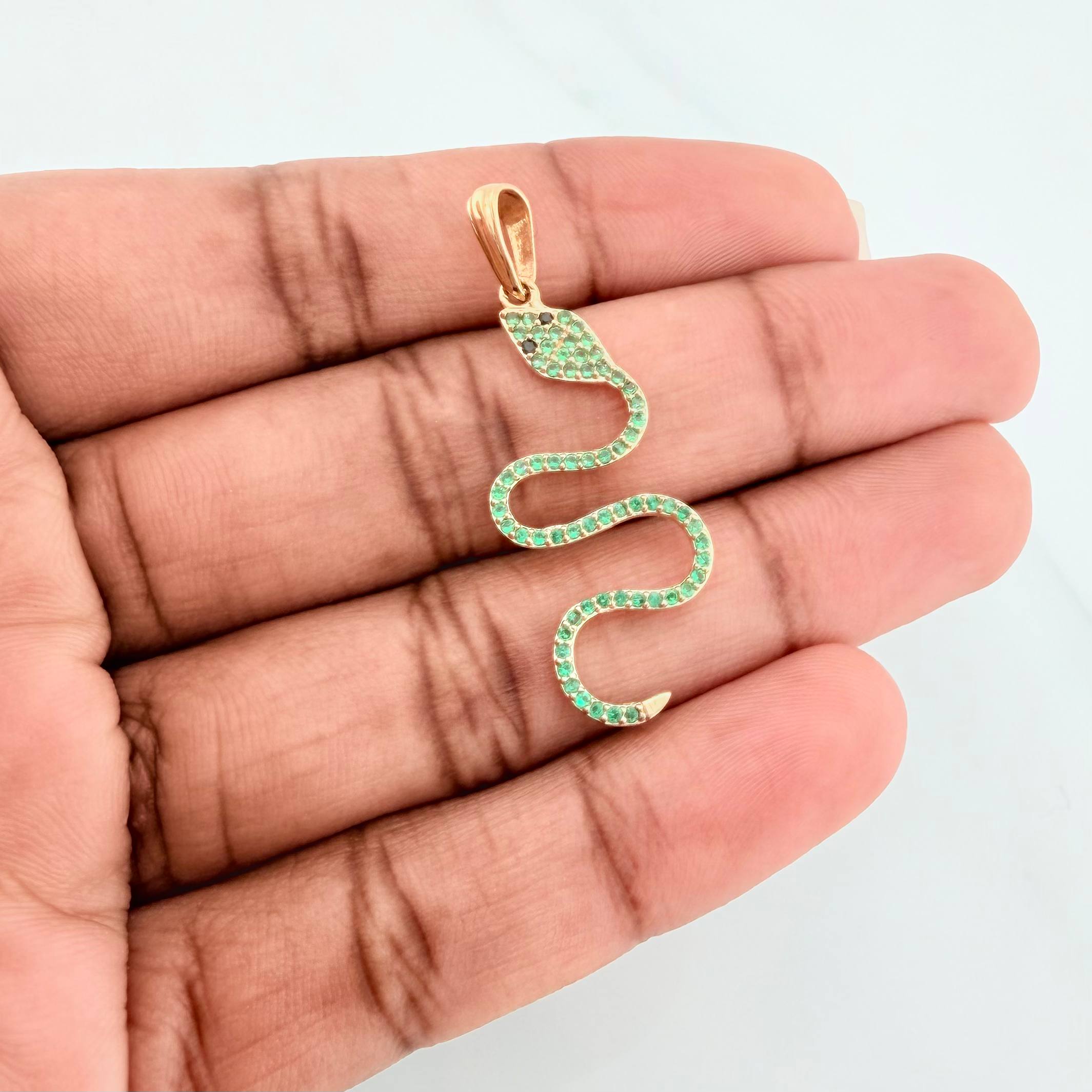 Dije Serpiente 1.85 g / 4 cm Oro Amarillo 18K