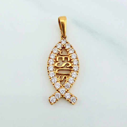 Dije Jesus 1.1 g / 2.5 cm Oro Amarillo 18K