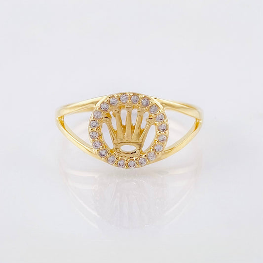 Anillo Corona Rx 2gr / T5 3/4 / Oro Amarillo 18K