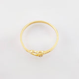 Anillo Corazon Silueta 1.35gr / T7 3/4 / Oro Amarillo 18K