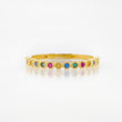 Anillo Ola Carril 1.8gr / T6 1/2 / Oro Amarillo 18K