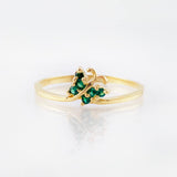 Anillo Mariposa 1.5gr / T7 1/2 / Oro Amarillo 18K